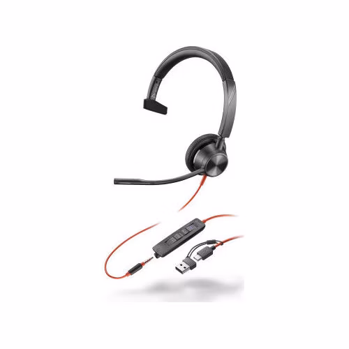 HP Poly BW 3310 Mono -M USB-C HS +USB-C/A