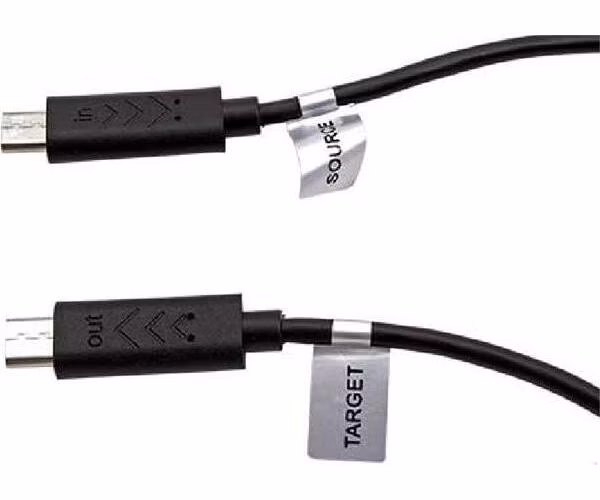 PremiumCord USB 2.0 kabel na propojení dvou chytrých telefonů, microUSB B(M)- microUSB B(M),0,3m,OTG