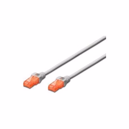 Digitus Ecoline Patch Cable, UTP, CAT 6e, AWG 26/7, šedý 5m, 1ks