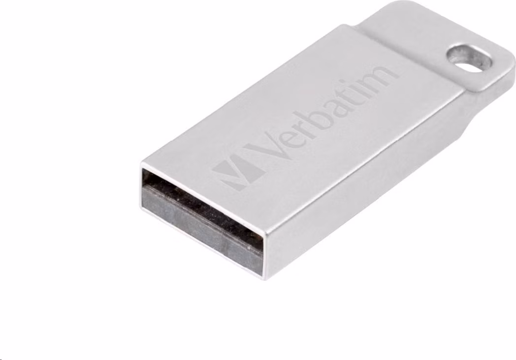 VERBATIM Flash Disk 64GB Metal Executive, USB 2.0, strieborná