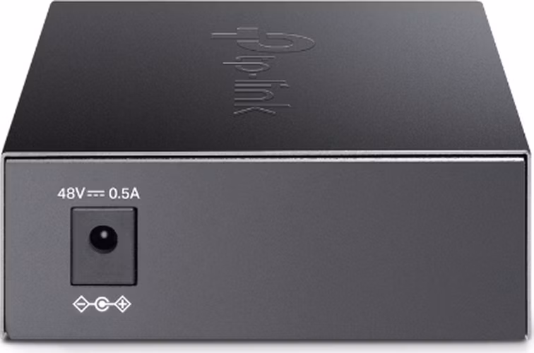 Omada 10/100 Mbps RJ45 to 100 Mbps Single-mode SC WDM Bi-Directional Fiber Converter With 1-Port PoE PORT: 1× 100Mbps SC