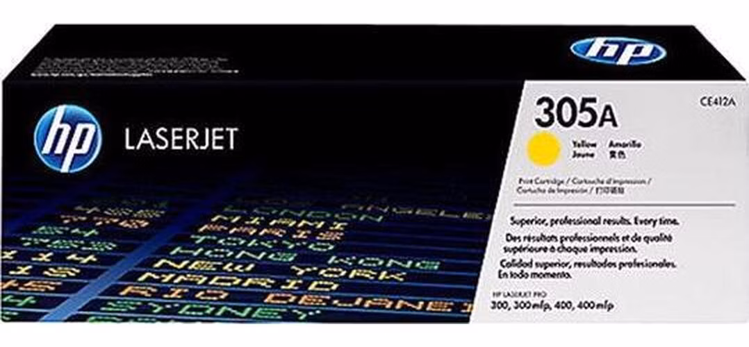 HP 305A - žlutý Contract Toner, CE412AH (MPS)