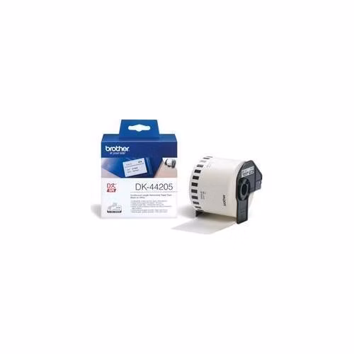 Brother - DK 44205 (papírová role bílá 62mm x 30,48m) - snadno odstranitelná
