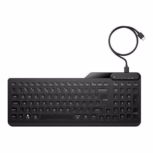HP 405 Multi-Device Wired Backlit Keyboard CZ/SK