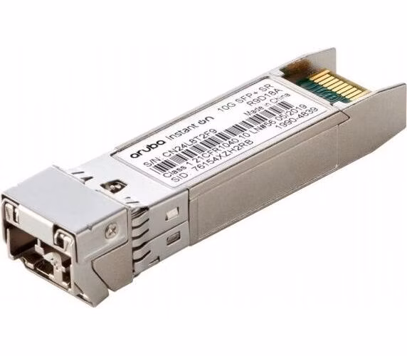 HPE Aruba Networking Instant On 10G SFP+ LC SR 300m OM3 MMF Transceiver 1420 1930 1950 1960