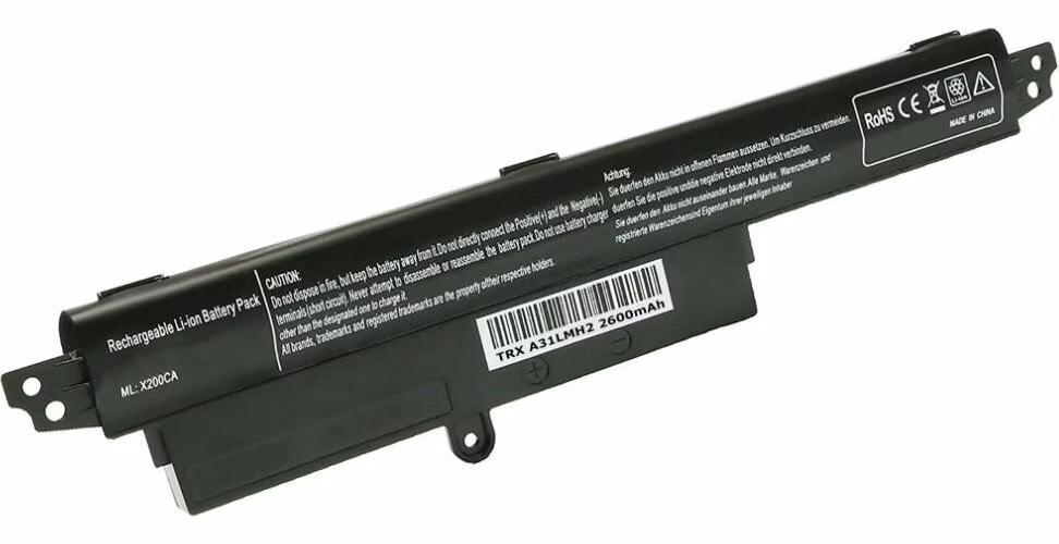 TRX baterie Asus/ 2600 mAh/ pro VivoBook X200CA/ F200CA/ X200ma/ Sonic Master R202CA/ Atheros