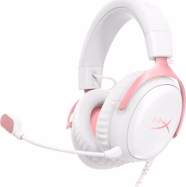 HP HyperX Cloud III WHT/PNK