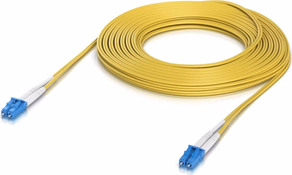 Ubiquiti OS2 Duplex LC UPC Fiber Patch Cable 15m - Single-mode patch kabel, duplex LC, délka 15m