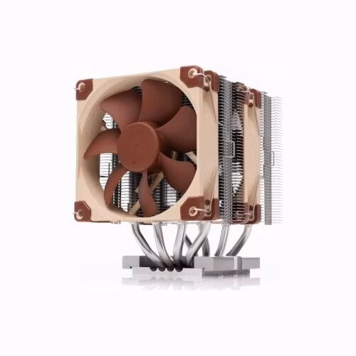 NOCTUA Chladič CPU NH-D9 DX-4677 4U, 2x 92mm, LGA4677, LGA4710, hnědá/stříbrná