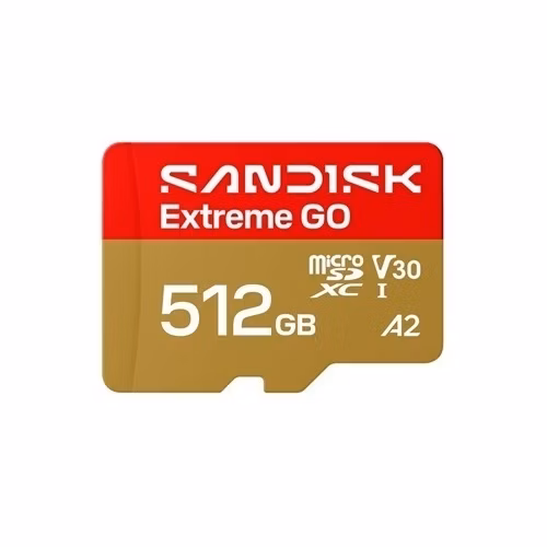 SanDisk Extreme GO MicroSD UHS-I 512GB 240MB/s(R) / 160MB/s(W)