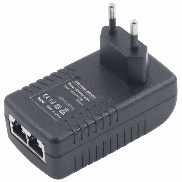 XtendLan PoE injektor pasivní 24V/1A, 1000Base-T, do zásuvky