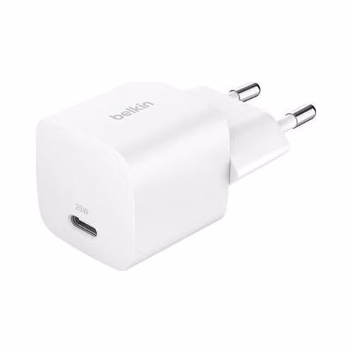 Belkin BOOST CHARGE™ 25W USB-C Power Delivery PPS nástěnná nabíječka, bílá