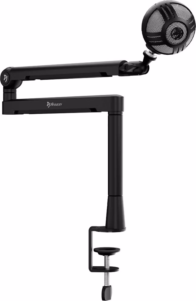 AROZZI držák na mikrofon BRACCIO Boom Arm/ nastavitelný/ univerzální/ černý