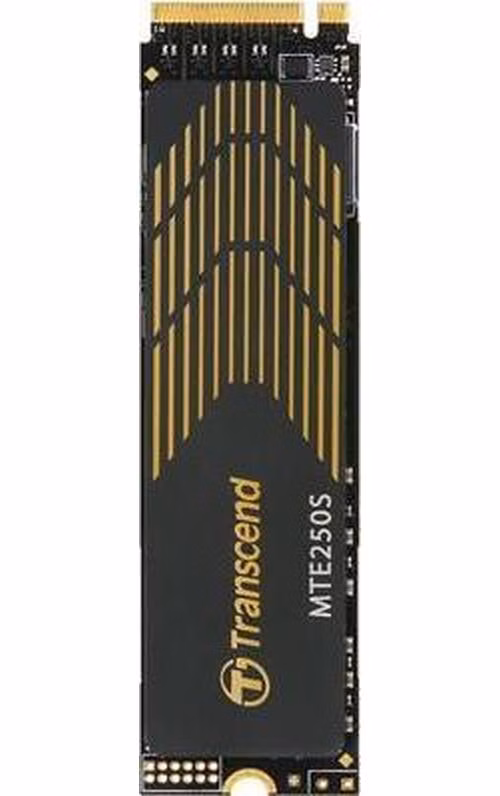 TRANSCEND MTE250S 4TB SSD disk M.2 2280, PCIe Gen4 x4 NVMe 1.4 (3D TLC), graphene heatsink, 7100MB/s R, 6500MB/s W