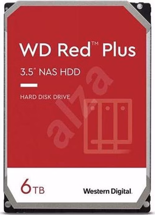 WD RED PLUS NAS WD60EFPX 6TB SATAIII/600 256MB cache CMR