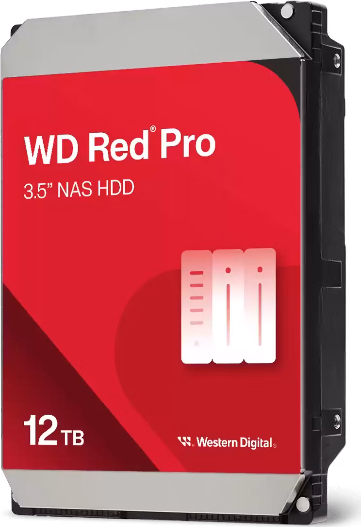 WD RED Pro NAS WD121KFBX 12TB SATAIII/600 256MB cache, 240 MB/s, CMR