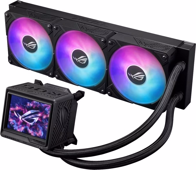 ASUS vodní chladič CPU AIO ROG RYUJIN III 360 ARGB EXTREME, 3x120mm, AM5, LGA1851