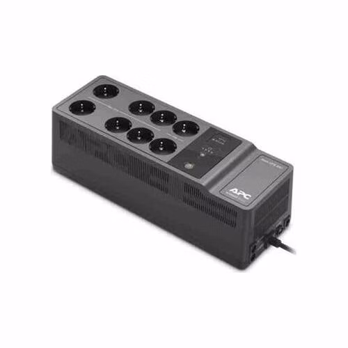 APC Back-UPS BE 650VA (400W), SCHUKO, 1 USB-Ladeport