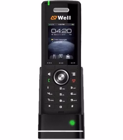 WELL RTX8630 IP DECT rúčka pre RTX8660,2" bar.LCD,8 prog.tl.