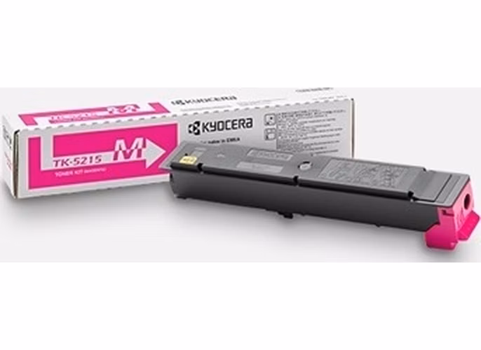 Kyocera toner TK-5215M - 15 000 stran A4 (při 5% pokrytí), pro TASKalfa406ci, magenta