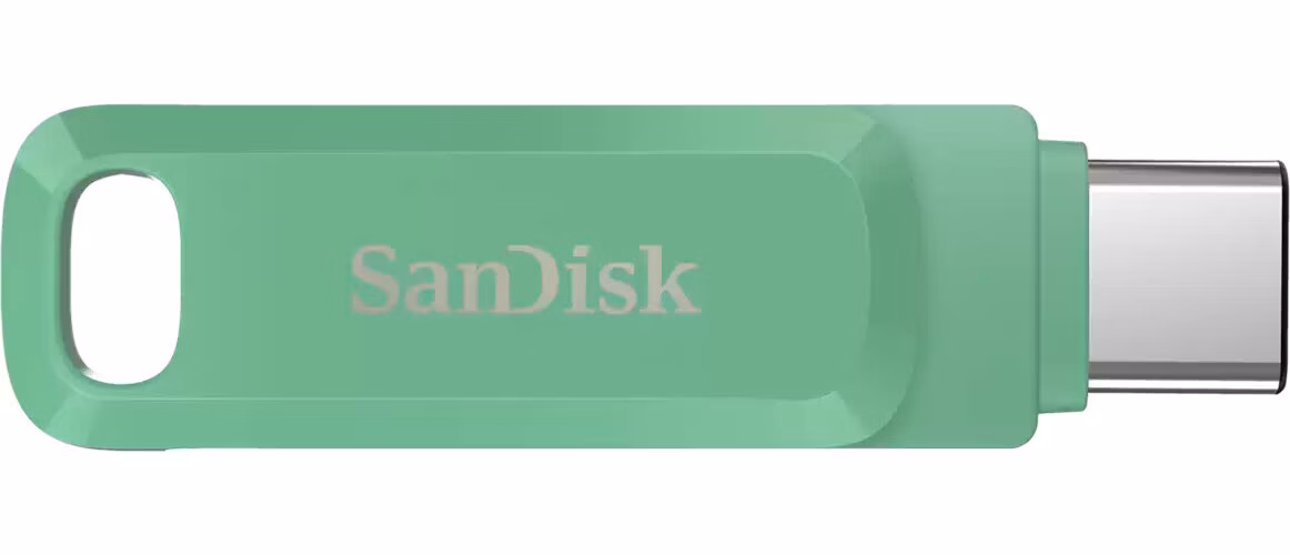 SanDisk Ultra Dual Drive Go/128GB/USB 3.2/USB-A + USB-C/Zelená