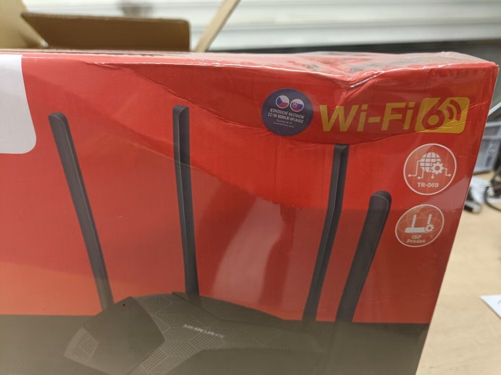 BAZAR - MERCUSYS MR80X WiFi6 router (AX3000,2,4GHz/5GHz, 3xGbELAN,1xGbEWAN) - poškozený obal