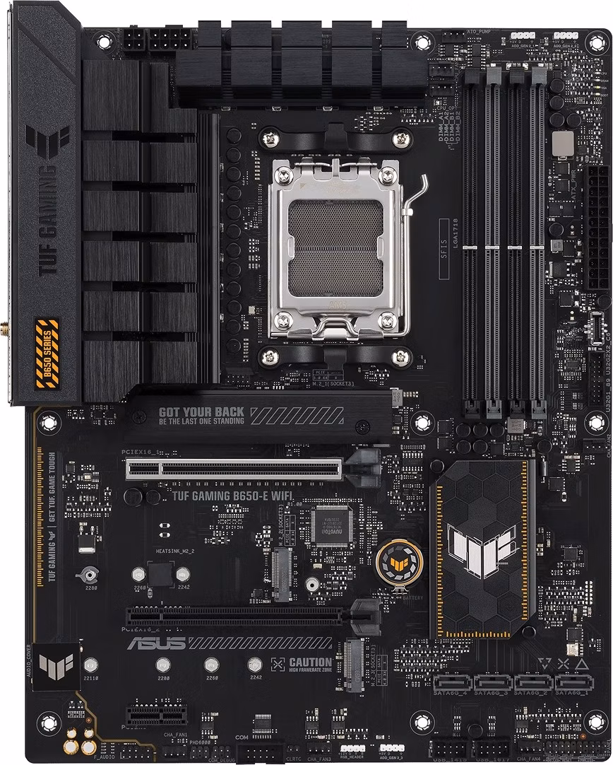 ASUS MB Sc AM5 TUF GAMING B650-E WIFI, AMD B650, 4xDDR5, 1xDP, 1xHDMI, ATX