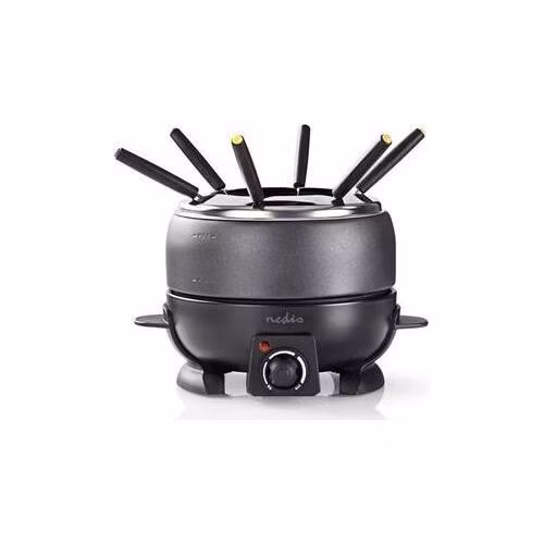 Nedis FCFO110EBK6 - Sada na Fondue | Pro 6 Lidí | 2,3 L