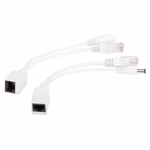 GEMBIRD UTP pasivní PoE adaptér, injector kit 0,15m