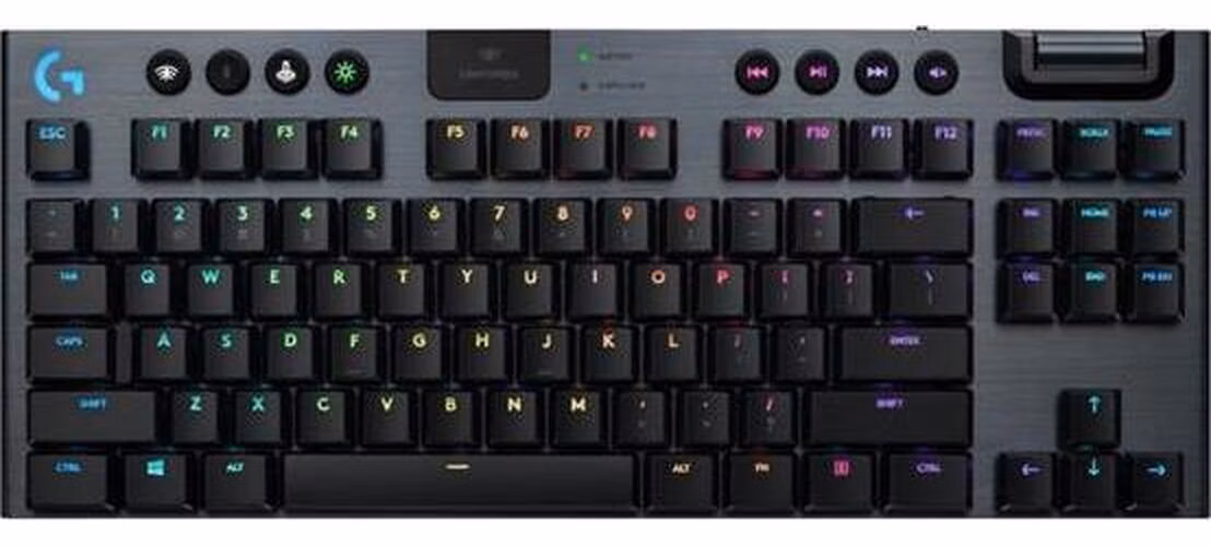Logitech® G915 X LIGHTSPEED TKL Low-Profile Wireless Gaming Keyboard - BLACK - US INT'L - hmatová