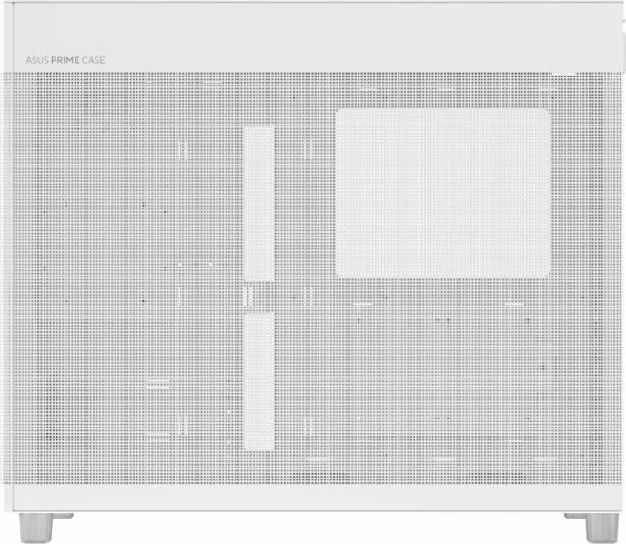 BAZAR - ASUS case PRIME AP303 TG WHITE, ATX, průhledná bočnice,1x120mm, bílá - Poškozený obal (Komplet)