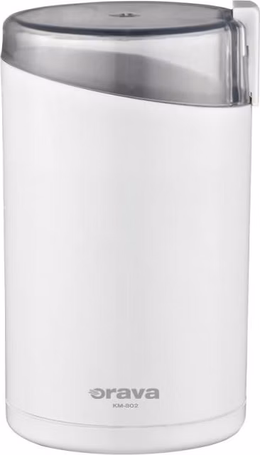 Orava KM-802 mlýnek na kávu, 130 W, nůž z kvalitní oceli, objem 50g, bílá
