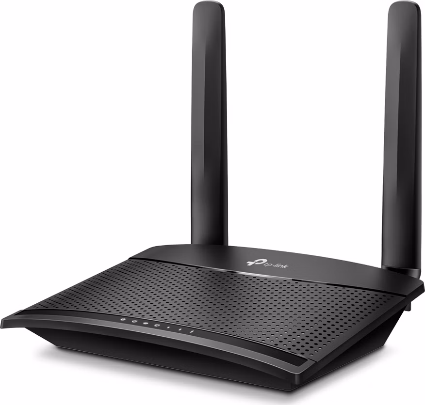 TP-Link TL-MR100 WiFi4 router (N300, 4G LTE, 2,4GHz, 1x100Mb/s LAN, 1x100Mb/s LAN/WAN, 1xmicroSIM)