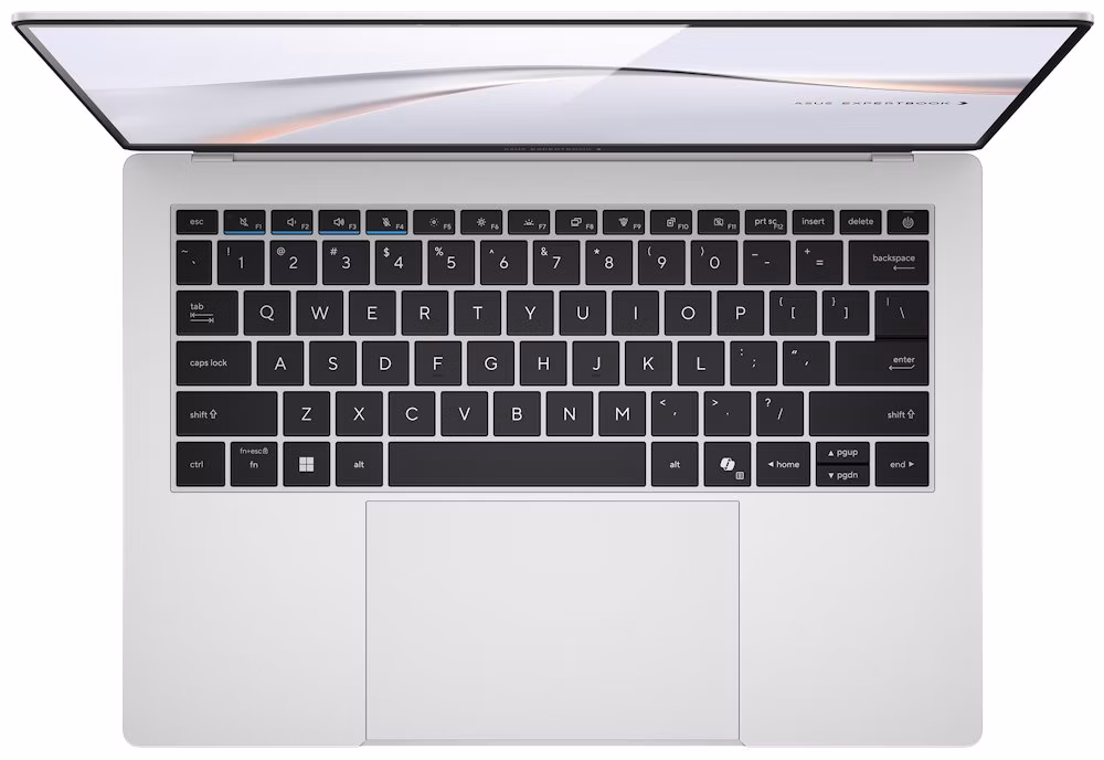 ASUS ExpertBook A7/ Core 7 350/ 16GB DDR5/ 512GB SSD/ Intel Graphics/ 14"WQXGA+, OLED/ W11P/ stříbrný/ 3y onsite NBD