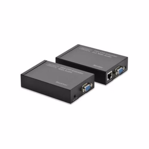 Digitus VGA Video Extender Cat5 až 300 m, max. rozlišení 1920x1200, Audio