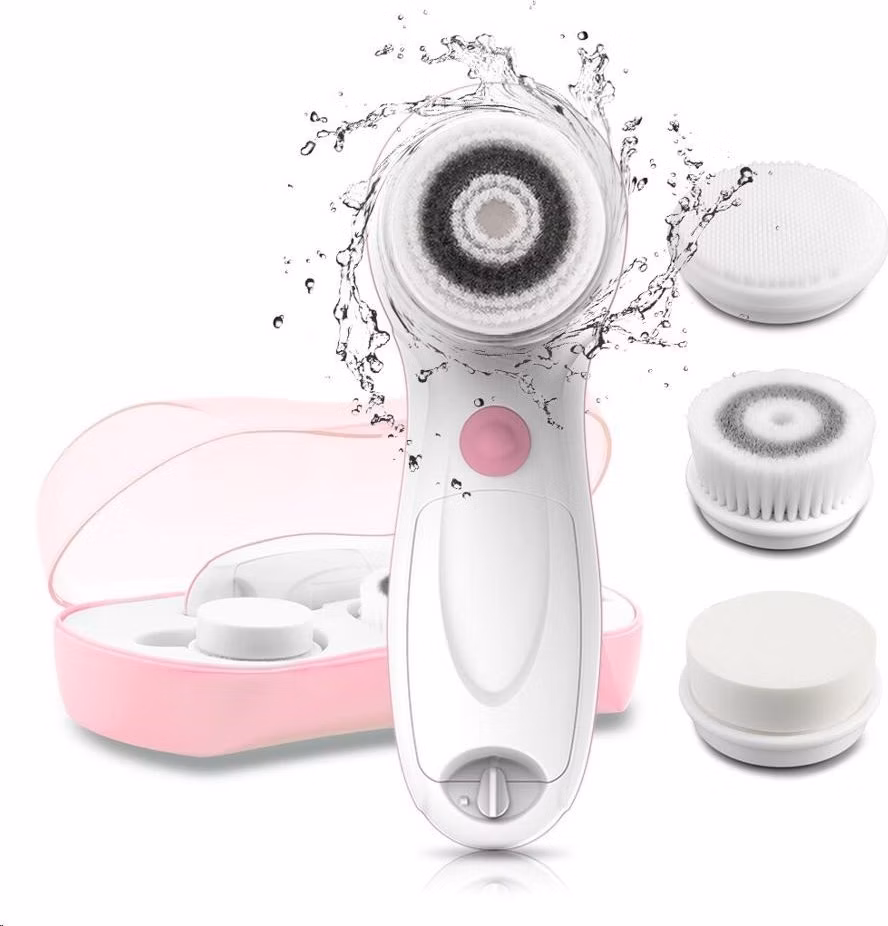 TOUCHBeauty 0759A Čisticí kartáč na pleť 3v1 růžový