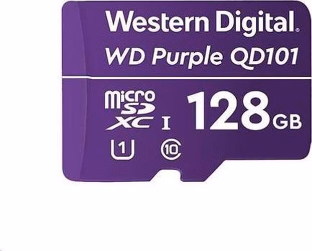 WD MicroSDXC karta 128GB WDD128G1P0C Class 10 (R:100/W:60 MB/s)