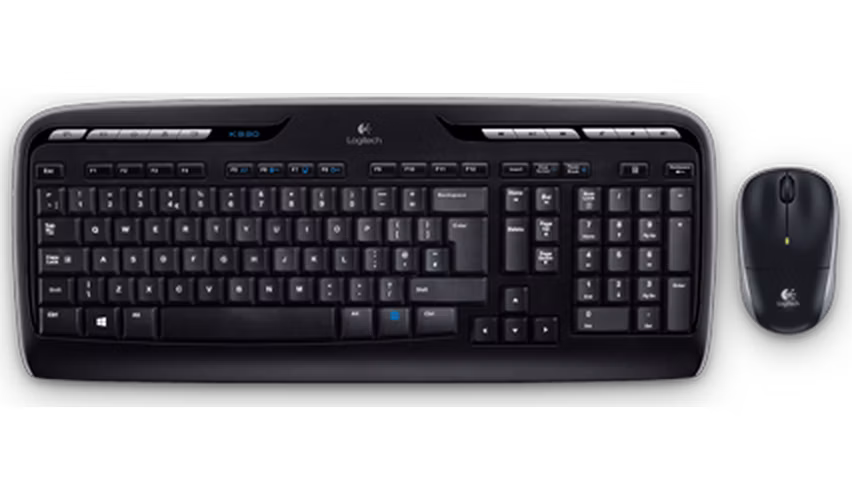 Logitech set klávesnice a myši MK330/ bezdrátový/ 2.4GHz/ USB přijímač/ US/ černý