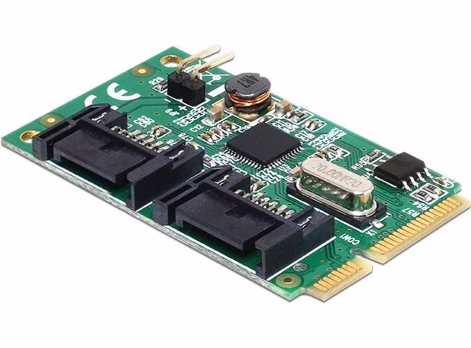 Delock MiniPCIe I/O PCIe full size 2 x SATA 6 Gb/s