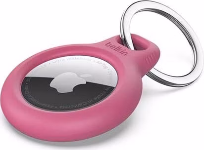 Belkin puzdro Secure Holder with Key Ring pre AirTag - Pink