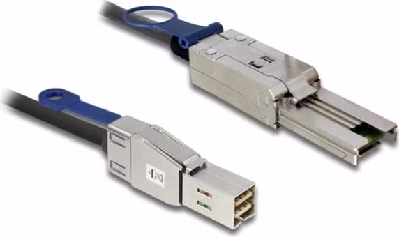 Delock Cable Mini SAS HD SFF-8644 > Mini SAS SFF-8088 1 m