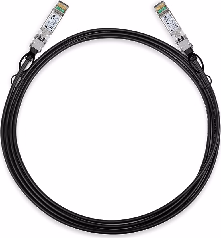 Omada 3M Direct Attach SFP+ Cable for 10 Gigabit Connections SPEC: Up to 3 m Distance