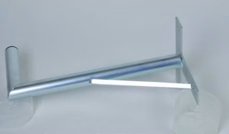Držák antény na zeď, tvar T se vzpěrou, galvanický zinek, délka 50cm