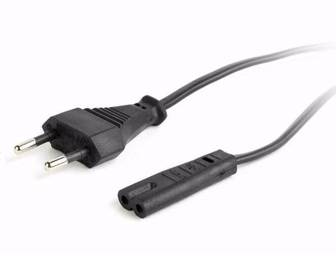 GEMBIRD Power Cord (C8) VDE 2pin 1.8m