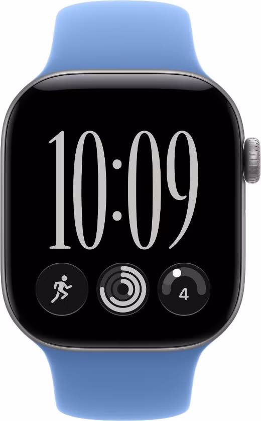 Watch Acc/42/Wildfl.Blue Sport Band - S/M