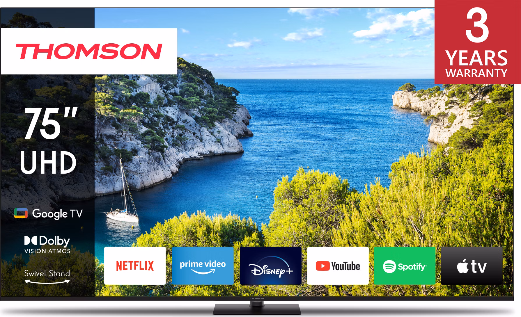 Thomson 75UG5C14 - 4K UHD Google TV 75" Direct LED