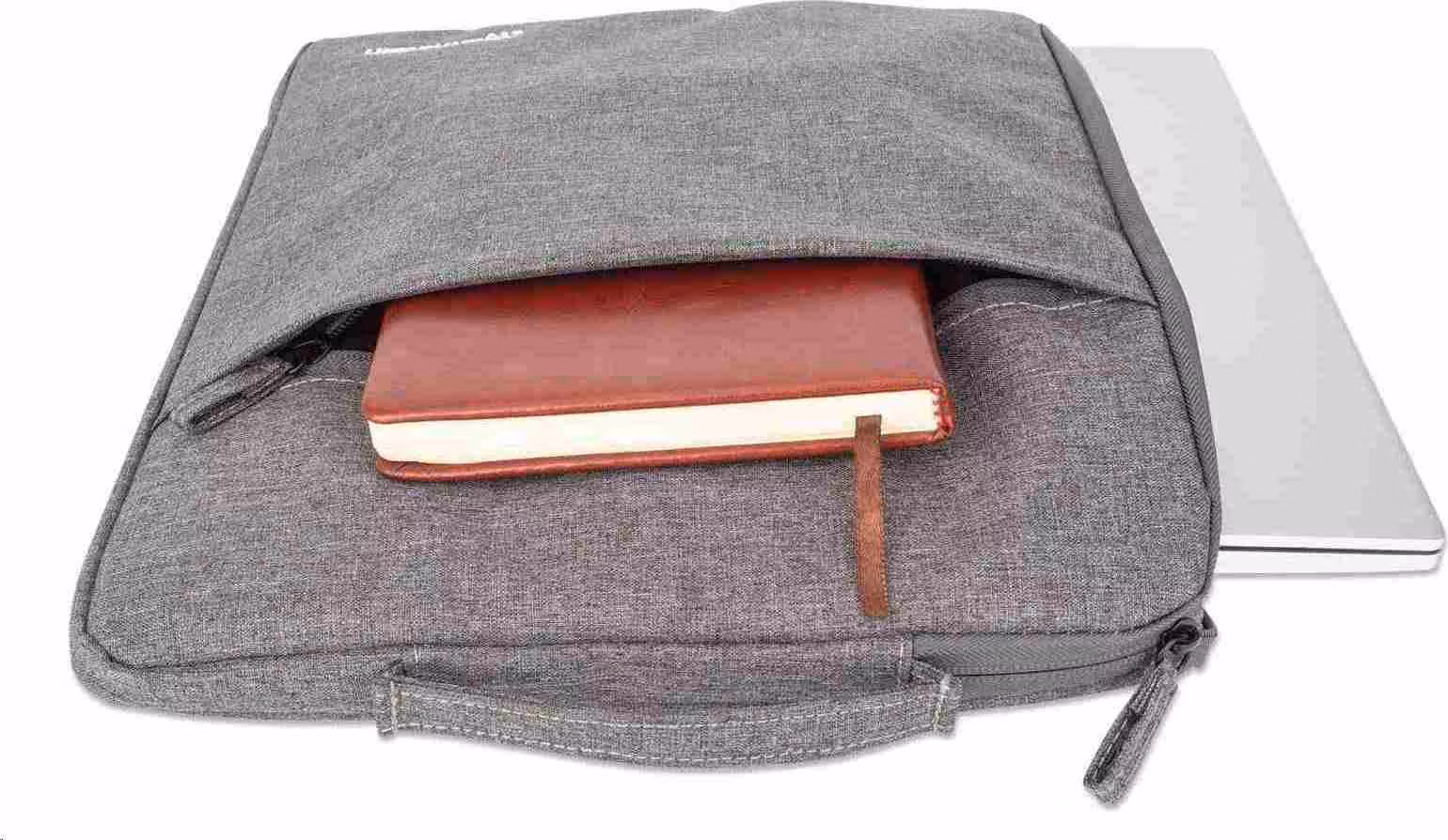 MANHATTAN Seattle Notebook Sleeve 15.6", vodotesný, sivý
