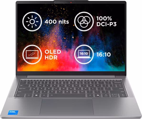 Lenovo IdeaPad Slim 5 14IRH10 Intel i7-13620H 16GB 1TB-SSD 14"WUXGA OLED GL IntelUHD DOS Luna Grey