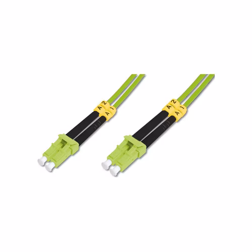 DIGITUS FO patch cord, duplex, LC to LC MM OM5 50/125 µ, 1 m