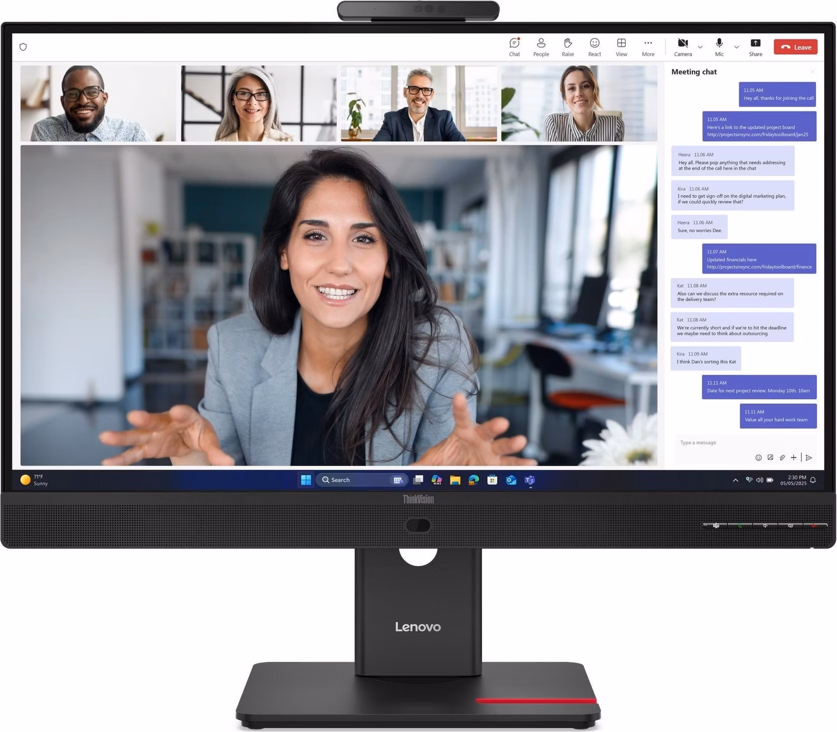 LENOVO LCD T27QD-4v - 27",IPS,16:9,2560x1440,300cd/m2,1500:1,4ms(GtG),HDMI,DP,USB Hub,USB-C,RJ45,Pivot,repro,5LET ZÁRUKA